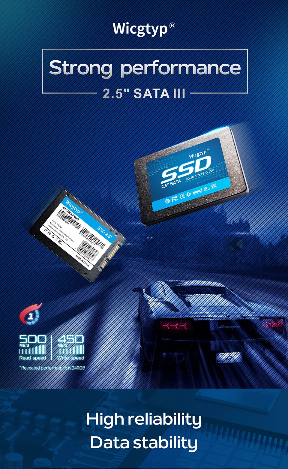 Скидка 50% S9000-XXX Wicgtyp 7 мм 2,5 SATA III 6 ГБ/сек. SATA ii 3 2 hd ssd 120 ГБ 240 ГБ 480 ГБ 960 ГБ твердотельный диск Жесткий диск SSD