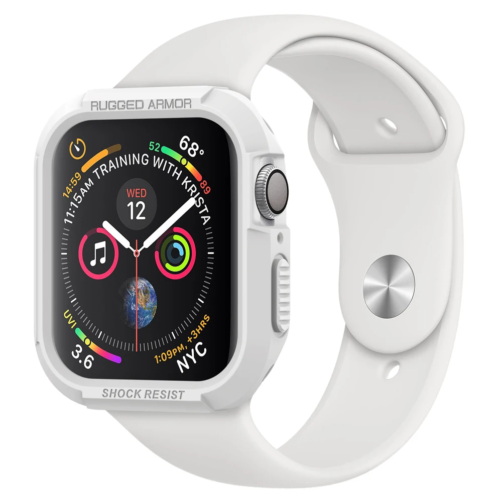 Spigen прочный защитный чехол для Apple Watch Series 5/4 Мягкий гибкий чехол из ТПУ матовый черный чехол s 44 мм 40 мм