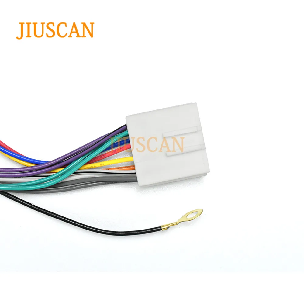 JIUSCAN 12-017 ISO радио адаптер для MITSUBISHI провода жгута проводов разъем свинцовый ткацкий станок кабель штекер Адаптер стерео