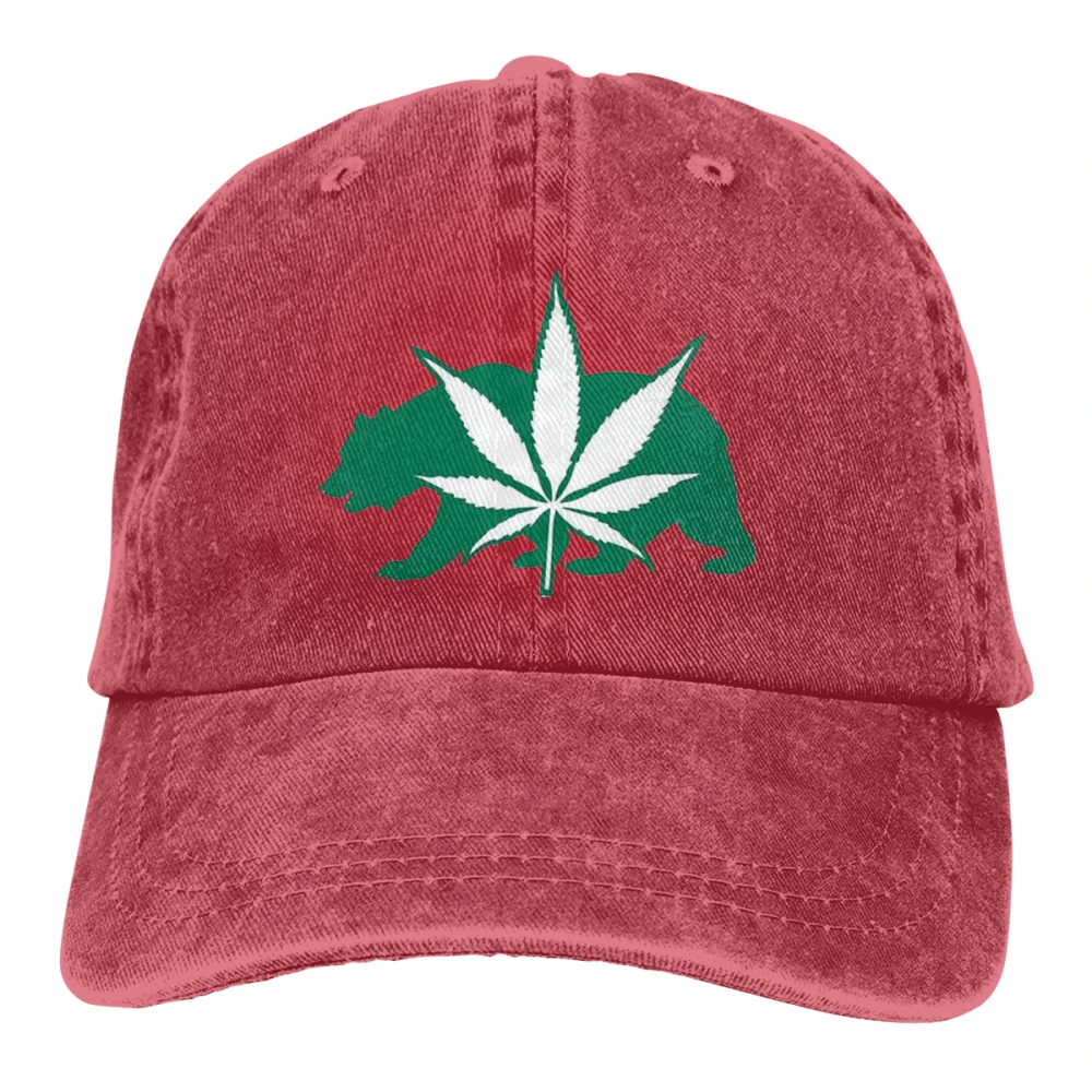 Love Калифорнийский медведь Casquette черный унисекс Мужские Женские джинсовые бейсболка с ремешком кепки Регулируемый Гольф папа шляпа