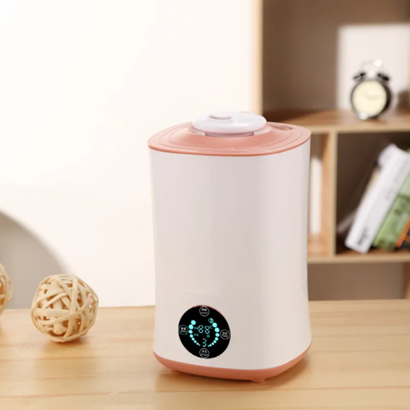 4L Ultrasonic Air Humidifier Timing Air Purifier Household Office Desktop Diffuser Remote Control Version With Humidity Display