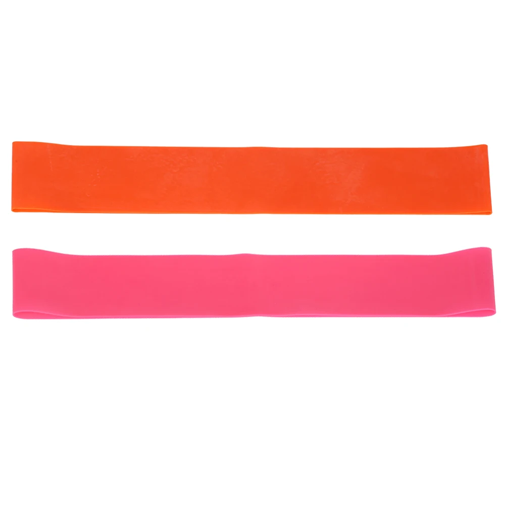 2 шт., Набор резинок для спортивных упражнений, набор эластичных лент для ног и силовых тренировок - Цвет: Красный