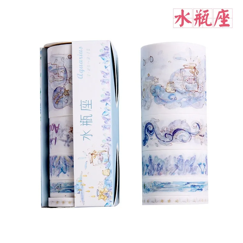 11 5 шт./компл. Творческий 12 Созвездие серии лента Washi Kawaii для художественного оформления ногтей, ручная работа для Скрапбукинг малярный скотч для детей - Цвет: 11