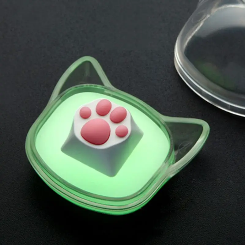Индивидуальные АБС, силикон Kitty Paw Artisan кошачьи лапы колпачки для клавиш на клавиатуре для переключатели Cherry MX