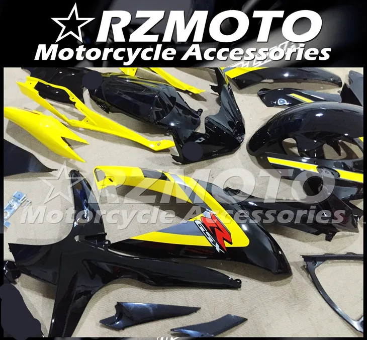 ABS мотоцикл обтекатель комплект для SUZUKI GSXR600 750 K8 2008-2010 год кузов литья под давлением Магазин № 1158