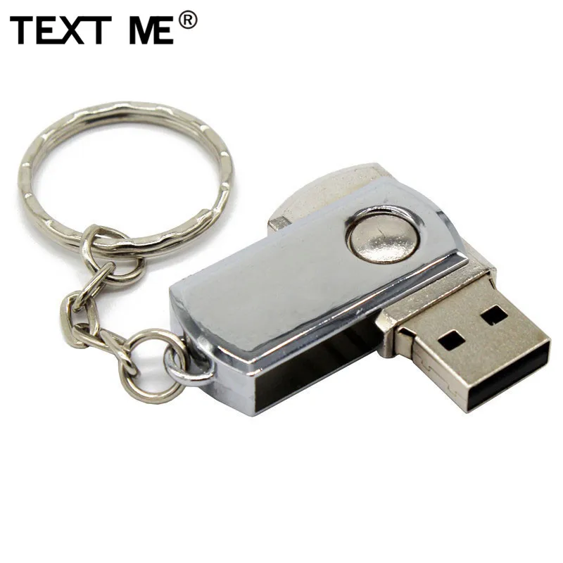 TEXT ME реальная емкость металлическая модель usb2.0 4 ГБ 8 ГБ 16 ГБ 32 ГБ флеш-накопитель USB флеш-накопитель 64 Гб креативная флешка