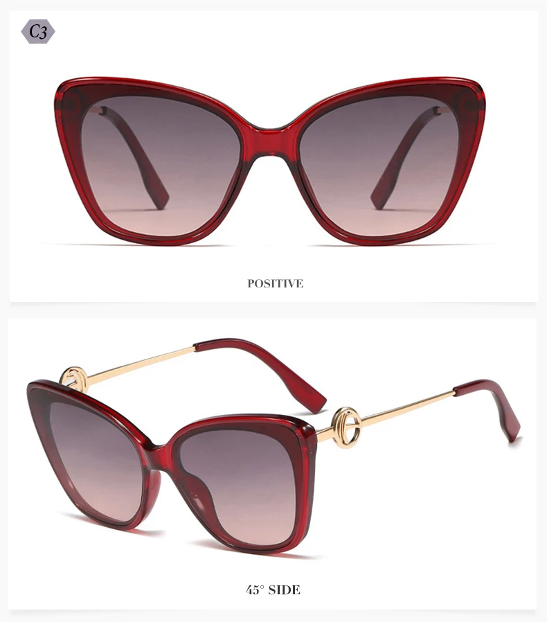 Max Glasiz трендовые солнцезащитные очки Cateye, женские модные металлические дужки с круглыми украшениями, солнцезащитные очки, женские солнцезащитные очки кошачий глаз, UV400