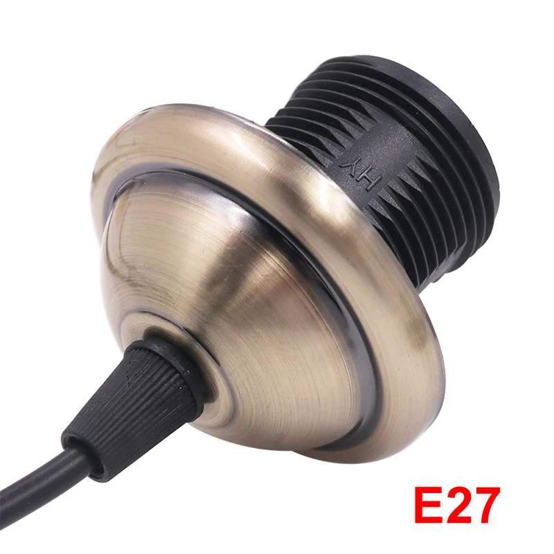 AC 220V Vintage Edison Lamp Base E27 Screw Ceiling Rose Light Pendant Light Holder E27 Screw Socket Base for Retro Incandescent Lamp Holder Lamp Bulb Holder Lamp Base