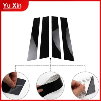 

A SET Car Door Window Pillar Posts Piano Trim Cover Kit Fit For Kia K2 K3 K4 K5 Cerato KX3 KX5 2005 06 07 08 09 10 11 12 13 19