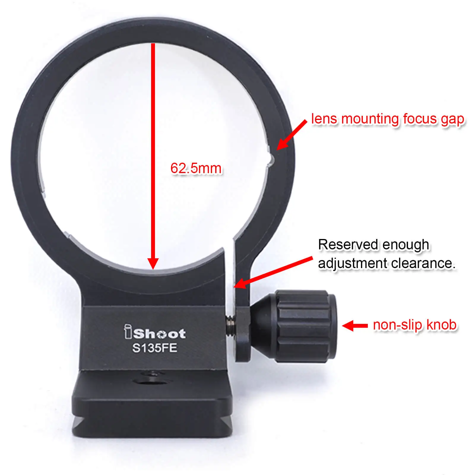 Крепежное кольцо для штатива для объектива sony FE 135 мм f/1,8 GM SEL135F18GM, встроенная пластина быстрого крепления для штатива ARCA