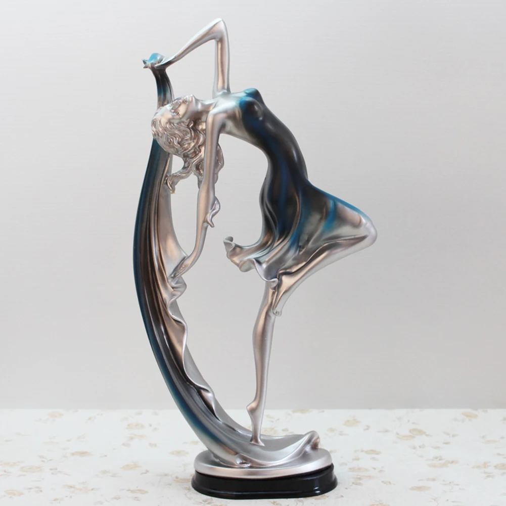 Realistic Sexy Dancing Lady Model Statues Sculpture Home Living Room Decor Sculptures Statue Desktop Ornement Home Decoration