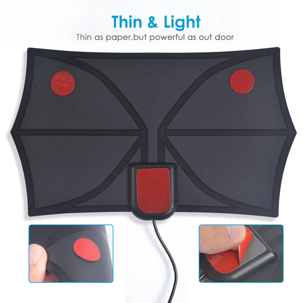 Цифровая ТВ антенна HD 4K цифровая домашняя 1080P без усилителей Сверхлегкая