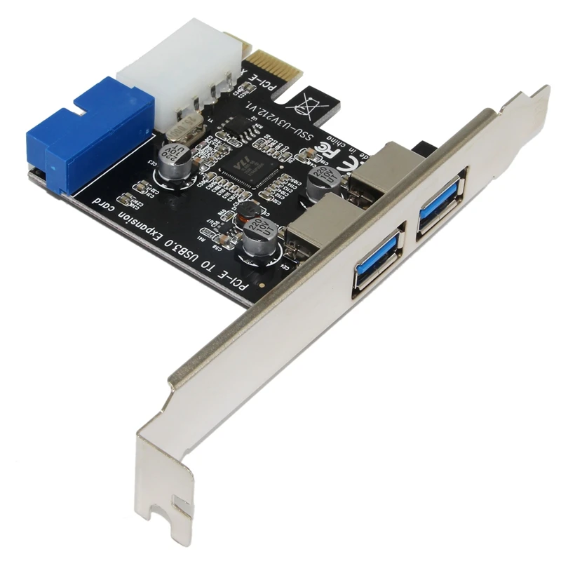 Внешний 2 порта USB3.0+ внутренний 19Pin разъем PCIe карты 4Pin IDE разъем питания