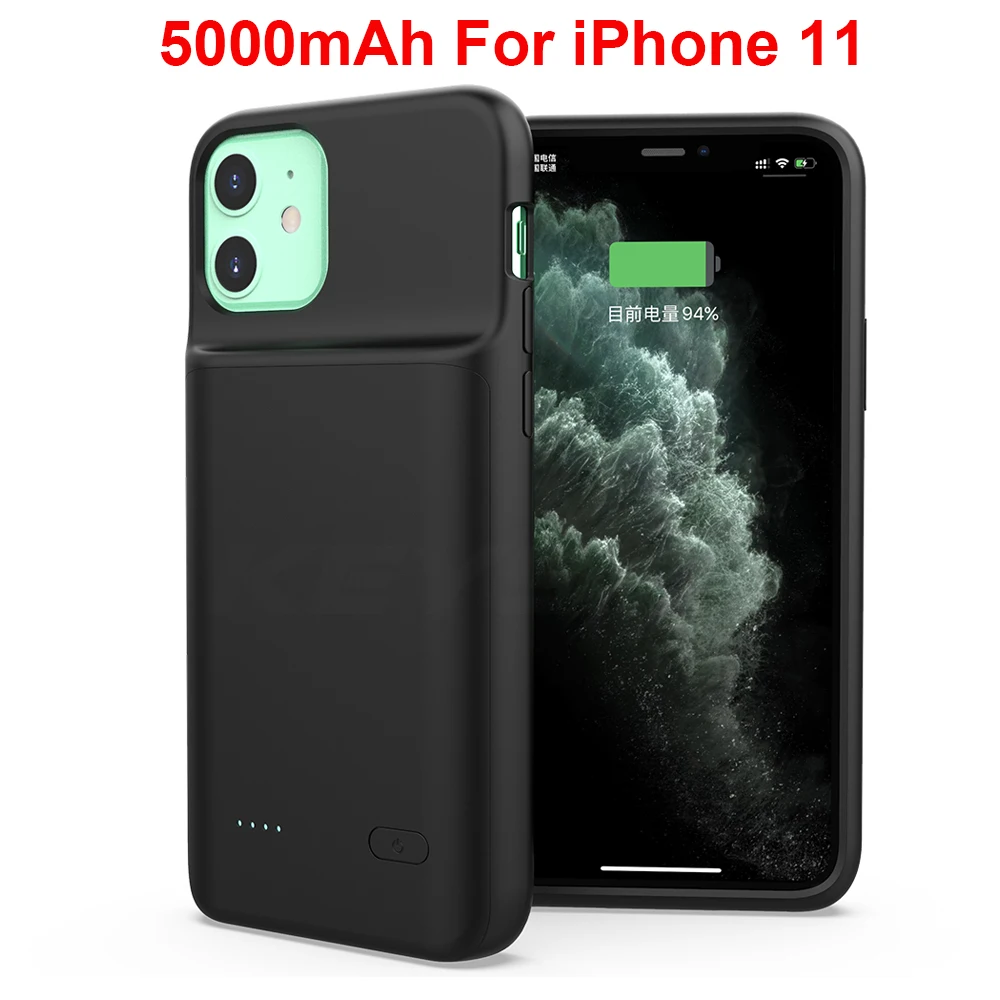 KEYSION Music/Sync Smart Battery Case for IPhone 11 Pro 11 Pro Max Power Bank Charging Charger Cover for IPhone X Xs Max XR - Цвет: For iphone 11