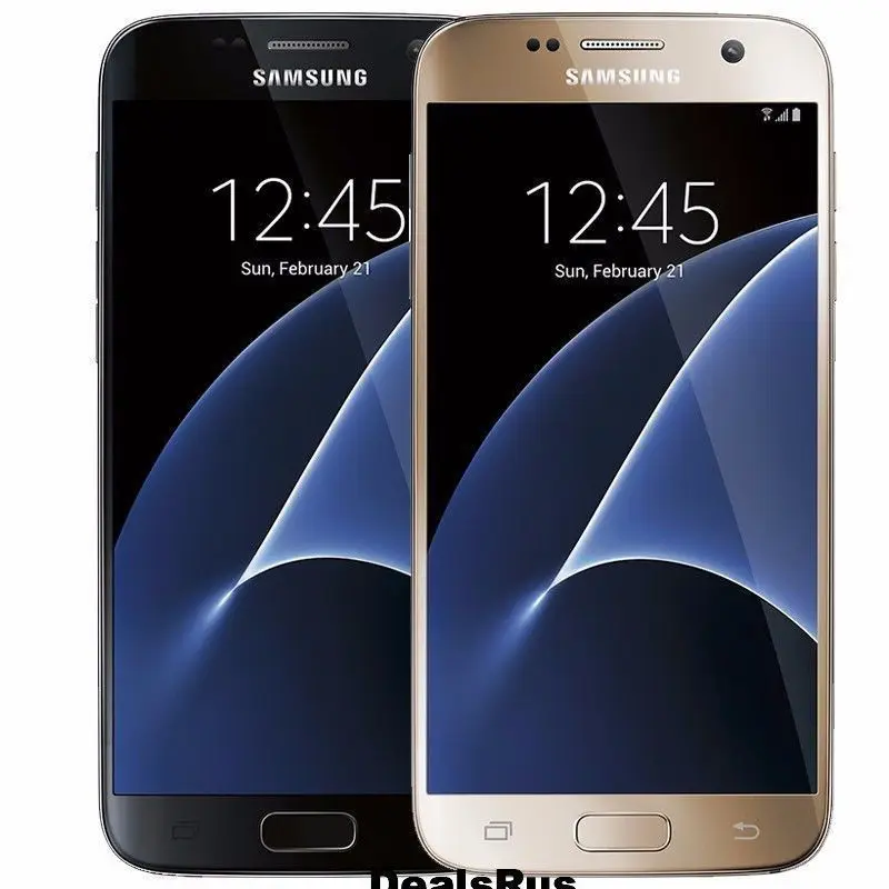 Samsung Galaxy S7 G930A G930P G930T G930V разблокированный Android мобильный телефон четырехъядерный 5," 12 МП 4 Гб и 32 Гб одна SIM