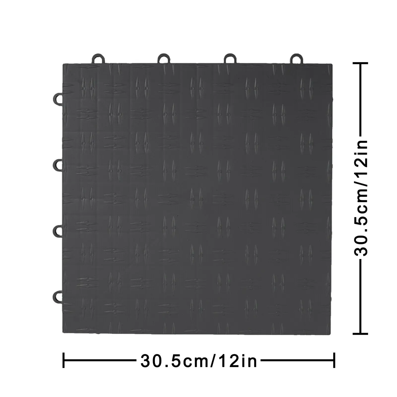 VEVOR 12x12 Interlocking Garage Flooring Tiles Graphite