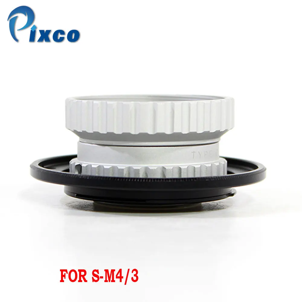 Pixco S-M4/3 объектив адаптер Костюм для S Крепление объектива к C крепление камеры+ C крепление пленочная линза для микро четырех третей 4/3 камеры