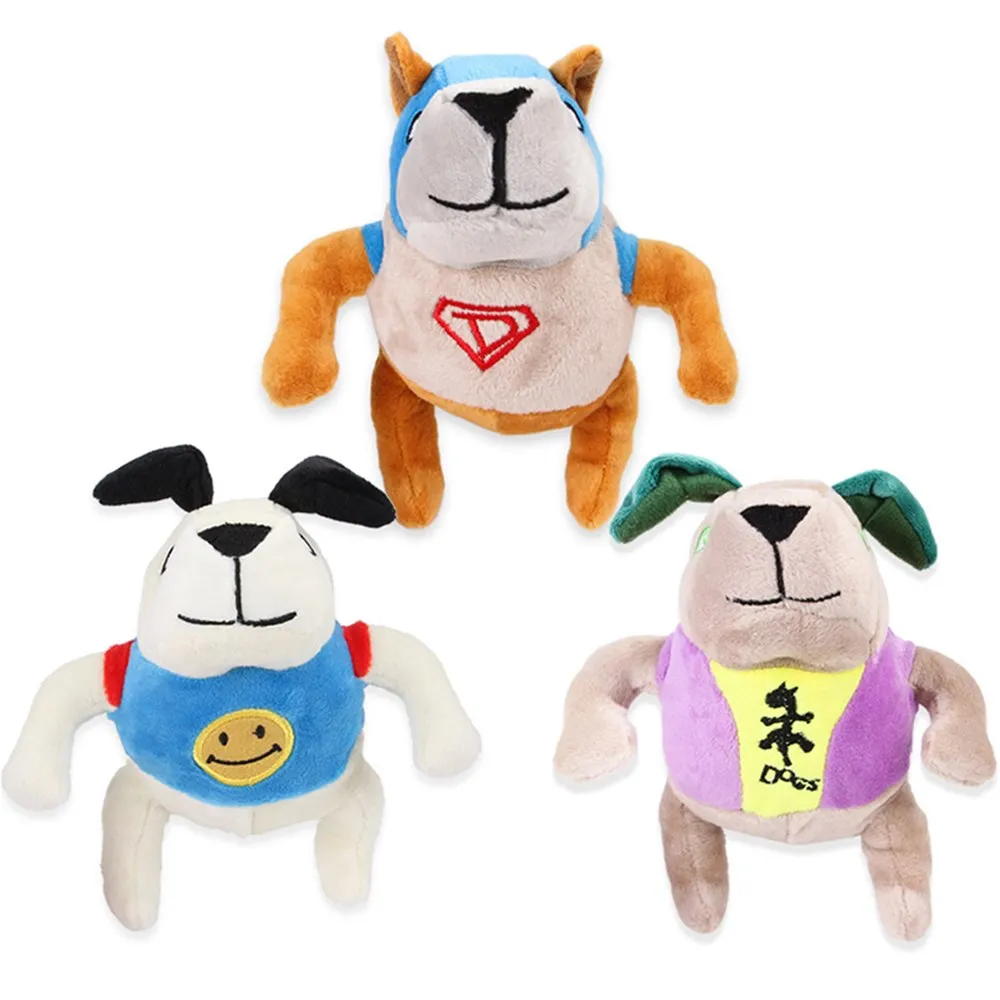 

Plush Dog Squeaky Duck Doll Dog Squeaky Toy For Boredom Pet Bite-resistant Chew Molar Cleaning Teeth Toy for Dogs