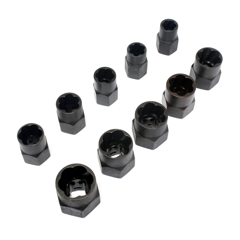 

10Pcs Damaged Nut Bolt Remover Metric Stud Extractor Tools