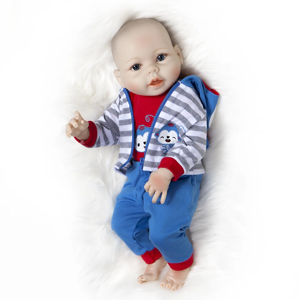 20 дюймов реалистичные Bebe Reborn Новорожденные куклы Reborn Реалистичные полные тела силиконовые куклы для малышей игрушки