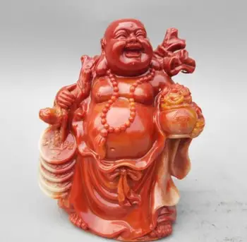 

Furnishing Decoration Chinese Shoushan Stone Carving Wealth Maitreya Buddha Happy Buddha Laughing Buddha Statue buddha statue