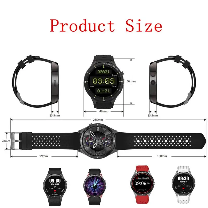 KW88 Pro Android 7,0 Смарт-часы 1 Гб+ 16 Гб Bluetooth 4,0 wifi 3g умные часы мужские наручные часы Поддержка Google store голосовые gps карты