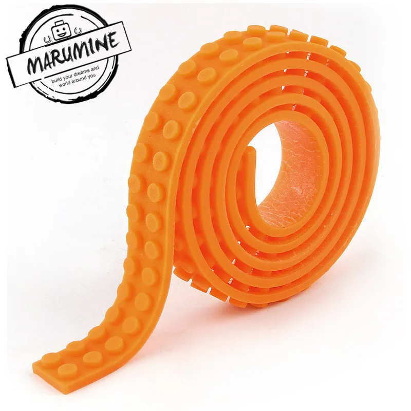MARUMINE Nimuno петля 30 см Силиконовые опорная пластина с наклейкой для фигурок DIY строительные блоки детские развивающие игрушки - Цвет: 30cm