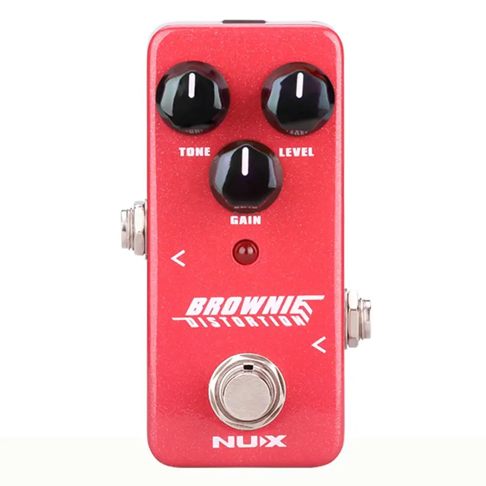 NUX NDS-2 Brownie искажения гитары педаль эффектов мини Core серии Stompbox классический британский рок тона 1970-х разработан BJT