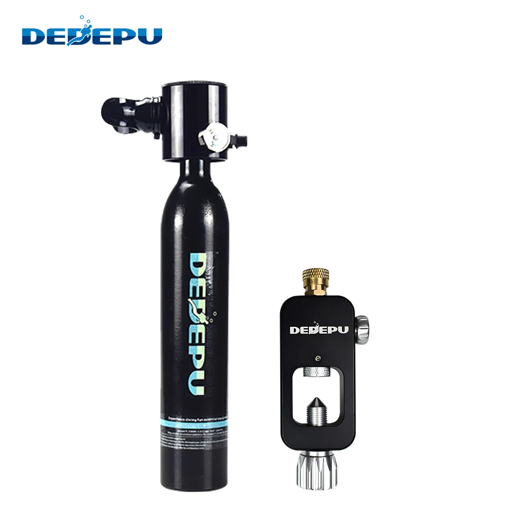 0.5L мини-Дайвинг кислородный бак для отдыха и развлечений оборудование для дайвинга быстрое погружение с помощью запасного цилиндра для дайвинга - Цвет: F package (black)