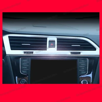 

Lsrtw2017 Abs Car Dashboard Center Air Outlet Vent Frame for Volkswagen Tiguan Vw 2017 2018 2019 2020 Accessories Kit