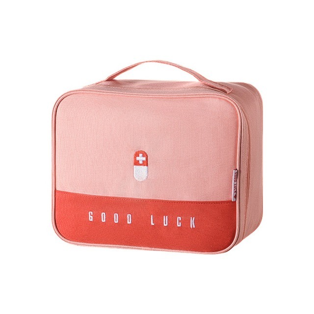 Layered Medicine Box Large-Capacity Home Portable Waterproof Fabric Medicine Cabinet Storage Box First Aid Kit