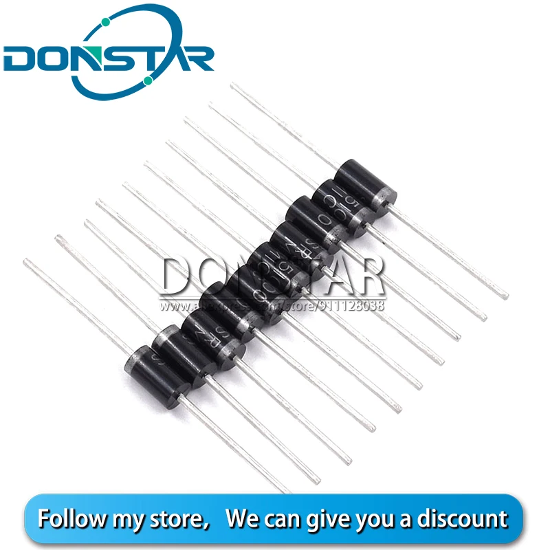 Диод Шоттки SR3100 SR560 SR540 SR5200 SR5100 SR3200 DO-27 SB5100 SB560 SB540 SB3100 3A 5A 40V 60V 1000V 2000V DIP-диод 20 шт. |