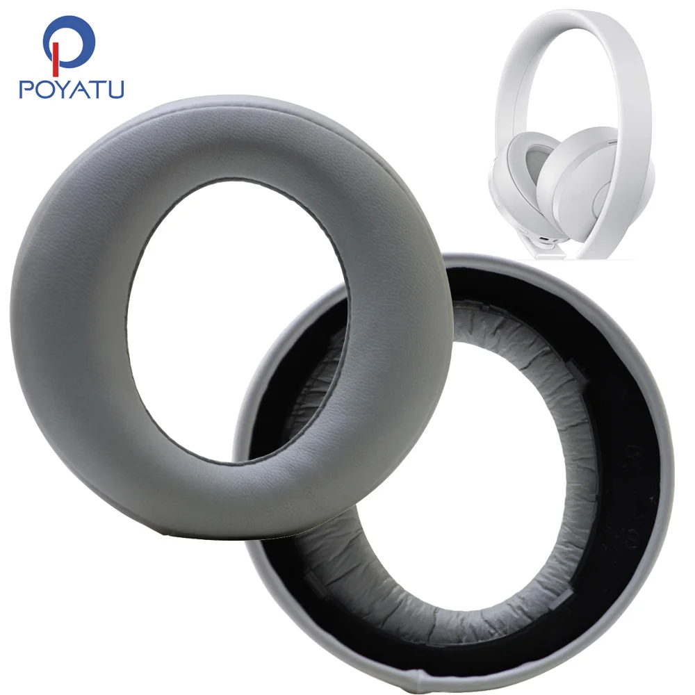 Poyatu Cuhya-0080 Auricolari Per Sony Playstation Gold Wireless Headset 2018 Cuffie Ps4 Sostituzione Earpad Ear Pad Coppe