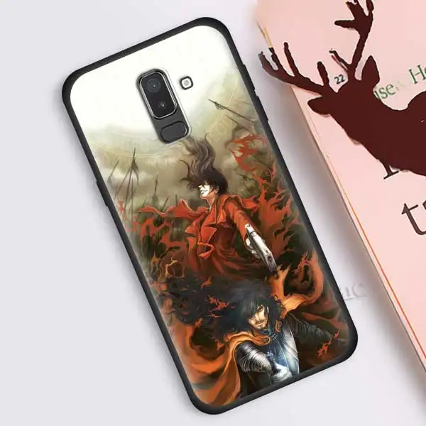 Алукард Hellsing Жесткий Чехол для samsung Galaxy J8 J6 J4 A6 A7 A8 A9 плюс M10 M20 M30 S M40 силиконовый чехол для телефона с изображением на задней панели Чехол - Цвет: B14