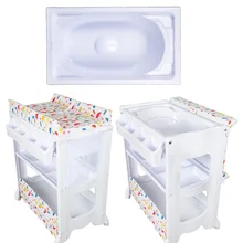 Multi-functional Baby Bed Bb Diaper Changing Table Nursing Table Baby Touching Massage Bed With Bathtub Can Take A Bath