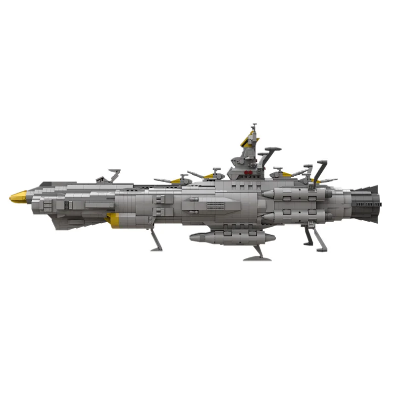 Star Space Series Space Warship Ship Yamato Famous High-tech Building Blocks Toy Space Ship Kids Gift Bricks Set Star Space Series Space Warship Ship Yamato Famous High-tech Building Blocks Toy Space Ship Kids Gift Bricks Set