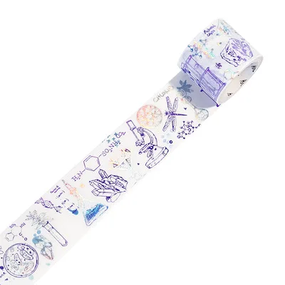 AnJianZaoWu3.5cm 10 шт./Набор/1 партия клейкая лента из рисовой бумаги Yebo деталей, серия "Звездные декоративная клейкая Скрапбукинг DIY Бумага японский наклейки 3M - Цвет: AnJianZaoWu3.5cm