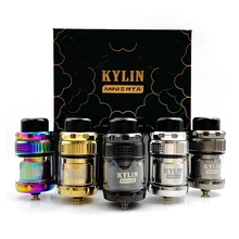 Vmiss Kylin Mini V2 RTA Tank Atomizer 24.4mm Clapton Single Coil 3ml/5ml Top Airflow Electronic Cigarette 510 Thread Mod Tank