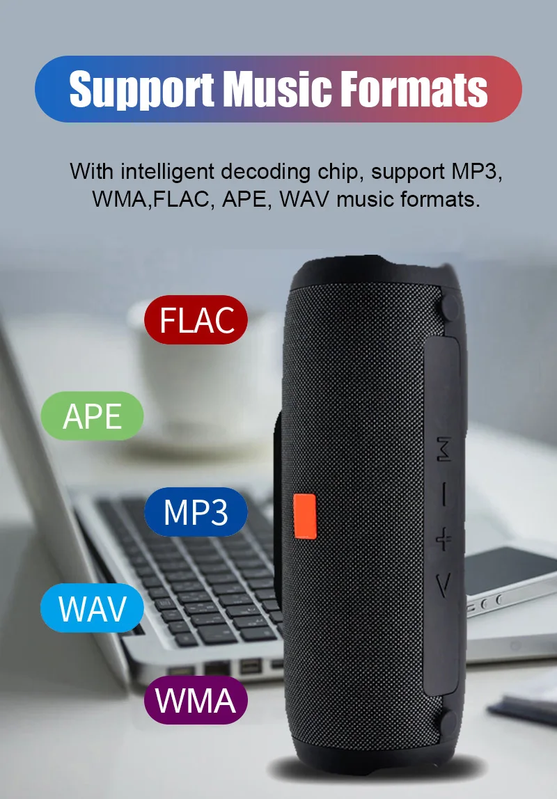 E13 мини беспроводной Bluetooth динамик портативный стерео FM радио Музыкальный плеер сабвуфер колонки Бумбокс для компьютера телефоны