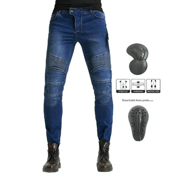 

Motorcycle Pants Men Moto Jeans Protective Gear Motocross Pants Riding Touring Motorbike Biker pantalones Trousers for Summer