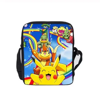 

Pokemon Detective Pikachu Kids Messenger Bags for Boys Girls Cute Crossbody Bag 3D Printing Shoulder School Book Bag