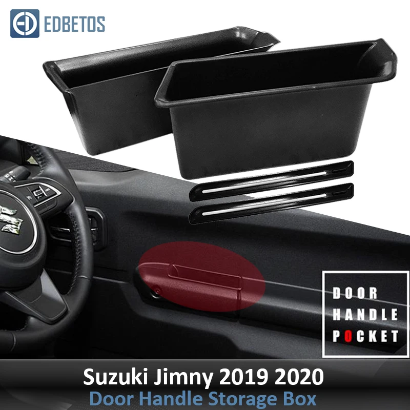 Коробка для хранения дверных ручек для Suzuki Jimny внутренняя дверная ручка контейнер держатель Jimny интерьерные аксессуары коробка для хранения