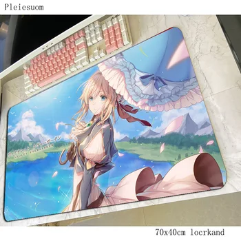 

violet evergarden pad mouse X computer gamer mouse pad 700x400x3mm padmouse Christmas gifts mousepad ergonomic gadget desk mats