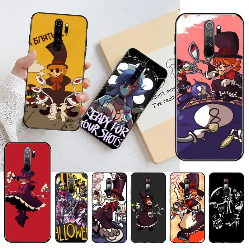 YJZFDYRM Skullgirls павлиний черный цвет для Redmi Note 9 8 8T 8A 7 6 6A Go Pro Max K20 | Мобильные телефоны и