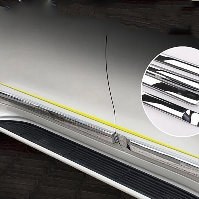 Подходит для Toyota Rand cool Road Ze Land Cruiser body хромированная защита боковой двери декоративные полосы аксессуары