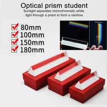 Младенца оптические призмы преподавания прозрачный тройной развивающие Радужная Призма фотографии Стекло студентов наука прозрачные тарелка