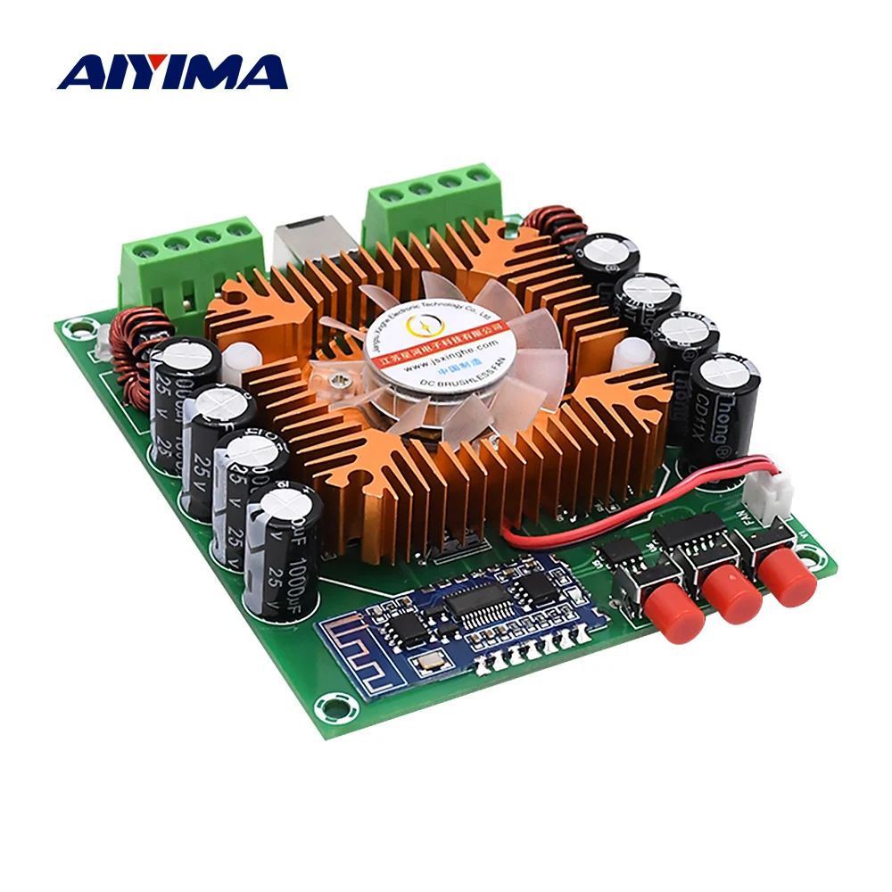 AIYIMA TDA7850 Bluetooth 5 0 усилитель мощности плата автомобильный 4x50 Вт класс AB аналоговая