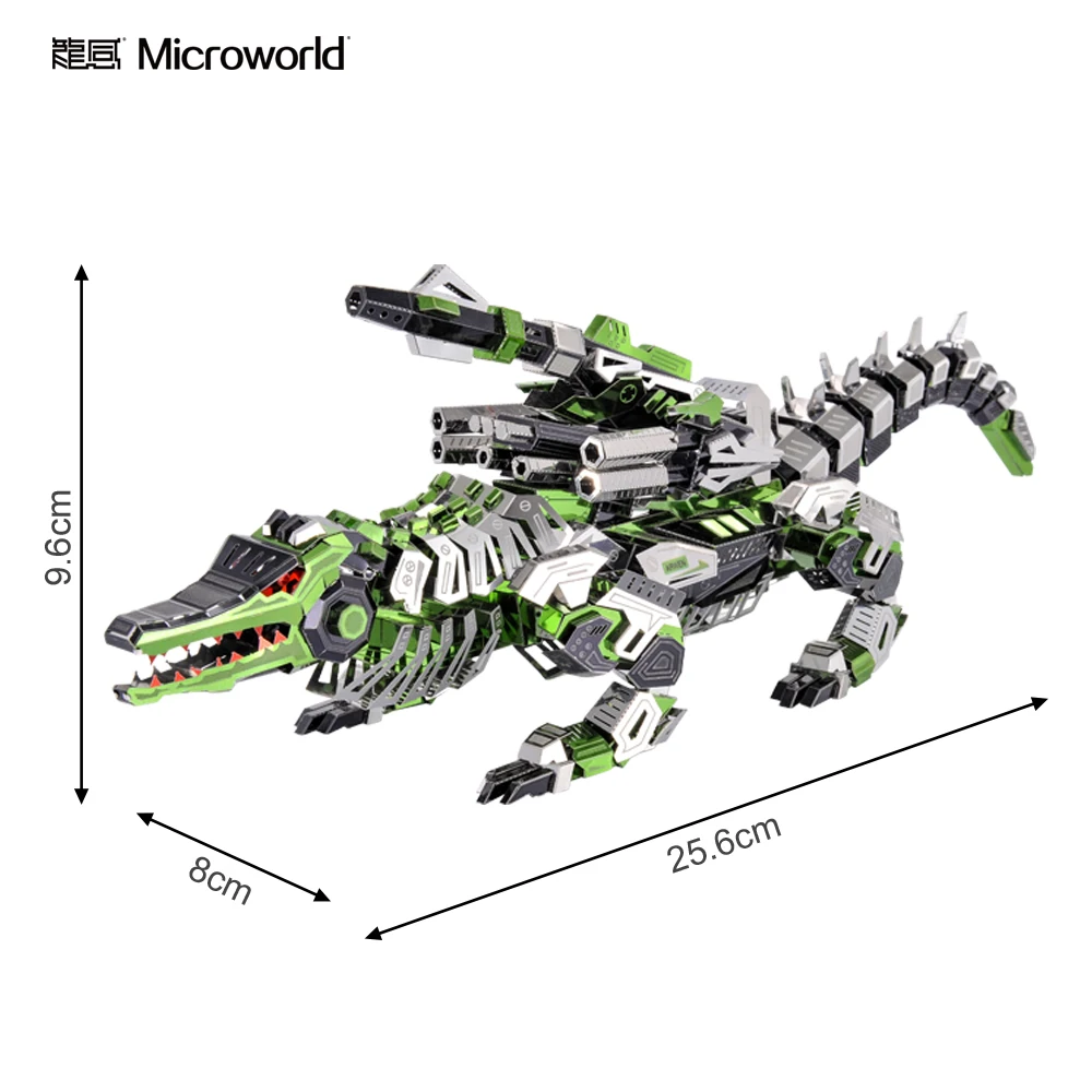 ММЗ модель Microworld 3D Металл болотный gavial DIY сборные модели наборы собрать головоломки игрушки для взрослых подарок - Цвет: marsh gavial