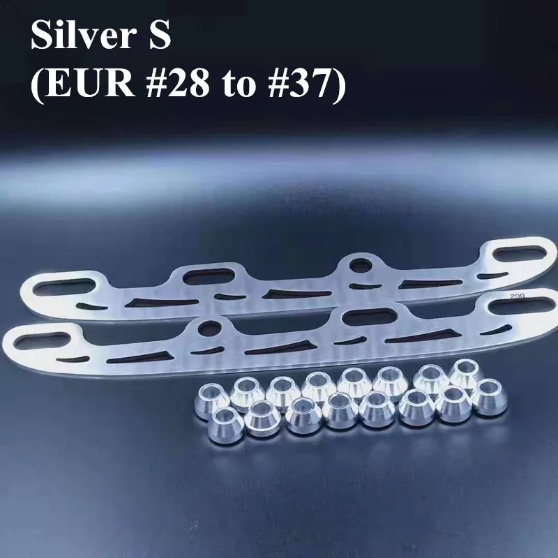 Silver S Мяч Ice Blade полный комплект, слалом передачи скейт обувь Ice Blade многоцелевой применение - Цвет: Silver S