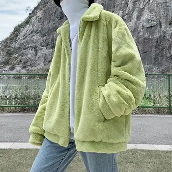 

Winter Jacket Men's Warm Fashion Casual Short Coat Men Parka Streetwear Loose Korean Thick Plus Velvet Jacket Mens Clothes M-3XL